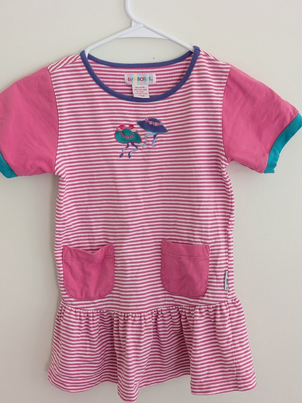 Gymboree Pink Stripe Pocket Dress